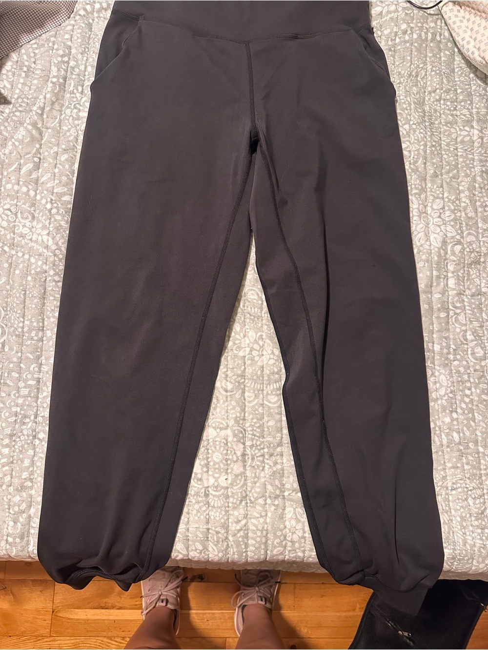 Ethos Black Athletic Jogger Pants